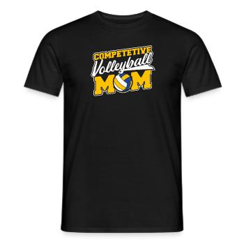 Volleyball Volleyball Player Volleyball Mama - T-shirt homme - noir - Devant - AI Model Male 178 light (178cm)