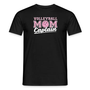 Volleyball Volleyball Player Volleyball Mama - T-shirt homme - noir - Devant - AI Model Male 178 light (178cm)