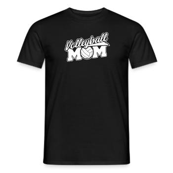 Volleyball Volleyball Player Volleyball Mama - T-shirt homme - noir - Devant - AI Model Male 178 light (178cm)