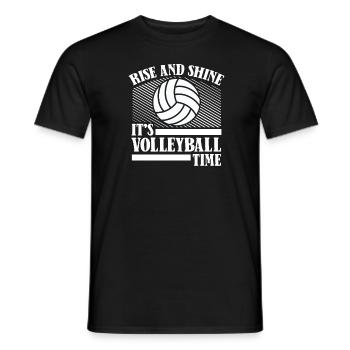 Volleyball Volleyball Player Volleyball Mama - T-shirt homme - noir - Devant - AI Model Male 178 light (178cm)