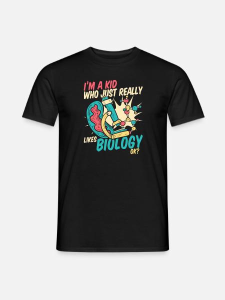Biology Biologist Children Biology - Men's T-Shirt - black