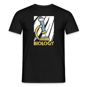Biology Biologist Children Biology - Men's T-Shirt - black - Front - AI Model Male 178 light (178cm)