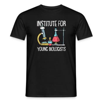 Biology Biologist Children Biology - Men's T-Shirt - black - Front - AI Model Male 178 light (178cm)