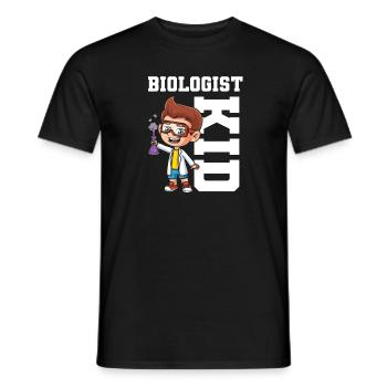 Biology Biologist Children Biology - Men's T-Shirt - black - Front - AI Model Male 178 light (178cm)