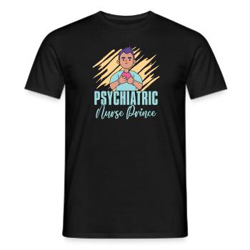 Krankenschwester - Männer T-Shirt - Schwarz - Vorne - AI Model Male 178 light (178cm)