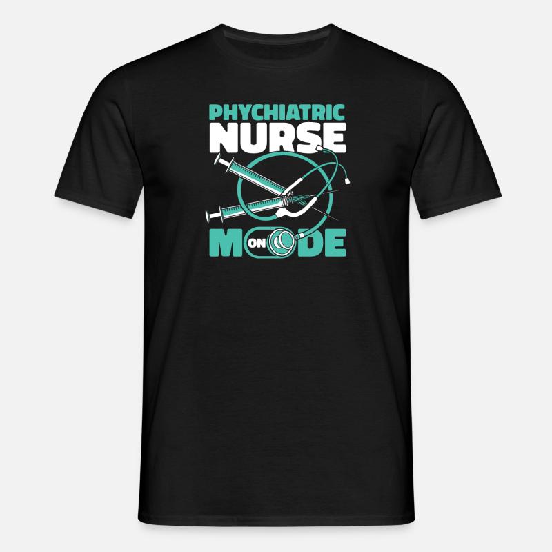 Krankenschwester - Männer T-Shirt - Schwarz