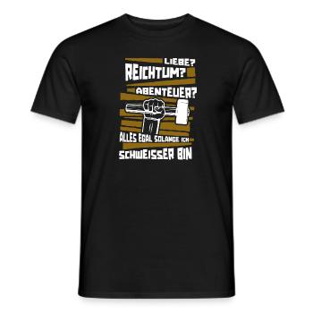 Schmied Metallbauer Schlosser - Männer T-Shirt - Schwarz - Vorne - AI Model Male 178 light (178cm)