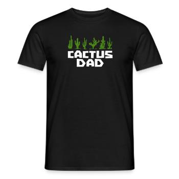 Jardin de cactus - T-shirt homme - noir - Devant - AI Model Male 178 light (178cm)