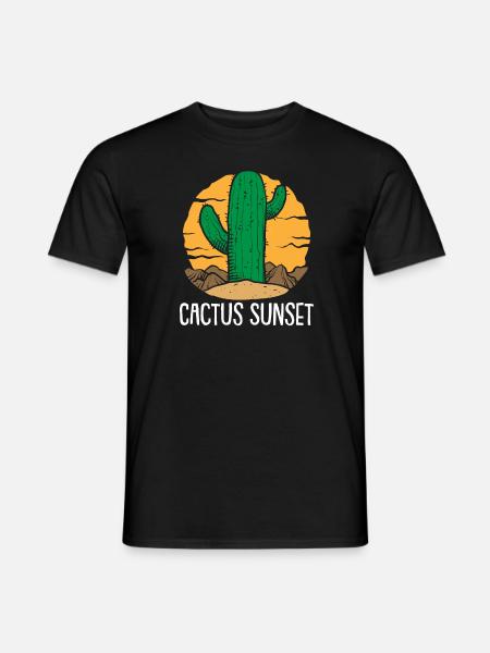 Cactus Garden Cactus - Men's T-Shirt - black