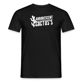 Kaktus Garten - Männer T-Shirt - Schwarz - Vorne - AI Model Male 178 light (178cm)