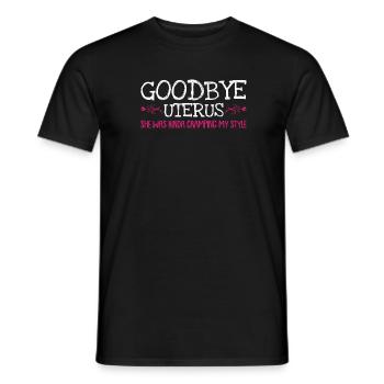 Hysterektomie Spaß Hysterektomie - Männer T-Shirt - Schwarz - Vorne - AI Model Male 178 light (178cm)