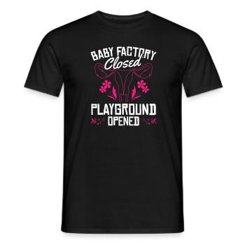 Hysterektomie Hysterektomie - Männer T-Shirt - Schwarz - Vorne - AI Model Male 178 light (178cm)