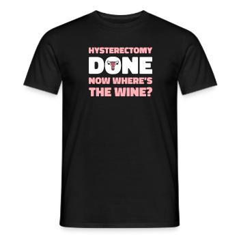 Hysterektomie Komisch - Männer T-Shirt - Schwarz - Vorne - AI Model Male 178 light (178cm)