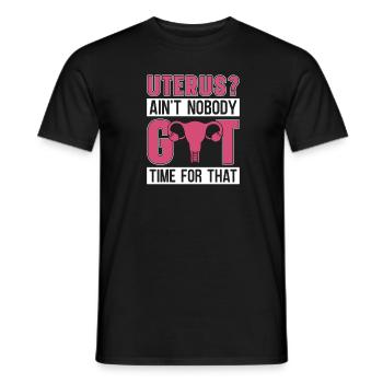 Hysterektomie Komisch - Männer T-Shirt - Schwarz - Vorne - AI Model Male 178 light (178cm)