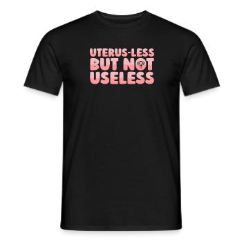 Hystérectomie drôle - T-shirt homme - noir - Devant - AI Model Male 178 light (178cm)