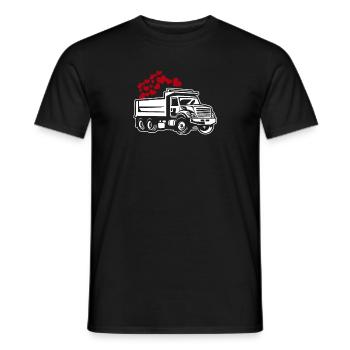 Lkw Fahrer Trucker Lastwagenfahrer - Männer T-Shirt - Schwarz - Vorne - AI Model Male 178 light (178cm)