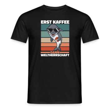 Orca Wal Killerwal Schwertwal - Männer T-Shirt - Schwarz - Vorne - AI Model Male 178 light (178cm)