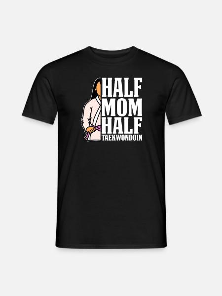 Taekwondo Taekwondo-Mama - Männer T-Shirt - Schwarz