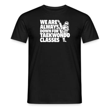 Taekwondo Funny Taekwondo Mama - Men's T-Shirt - black - Front - AI Model Male 178 light (178cm)