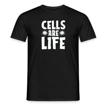 Biologie Biologe Zellen Molekularbiologe - Männer T-Shirt - Schwarz - Vorne - AI Model Male 178 light (178cm)