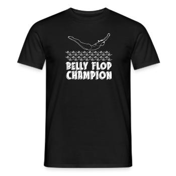 Champion de plongée plongeuse - T-shirt homme - noir - Devant - AI Model Male 178 light (178cm)