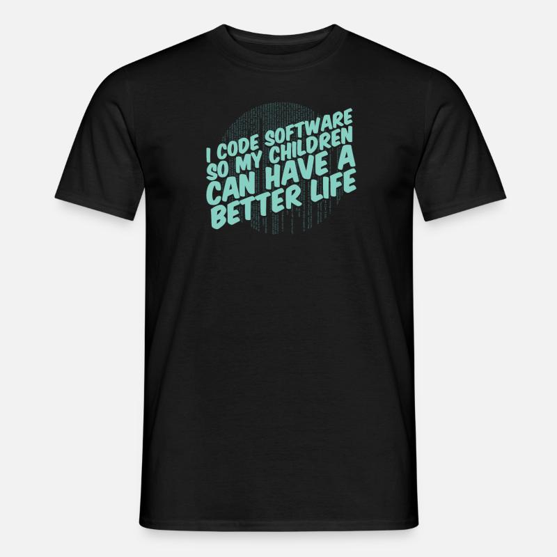 Developer Coder Programmer Parent - Men's T-Shirt - black