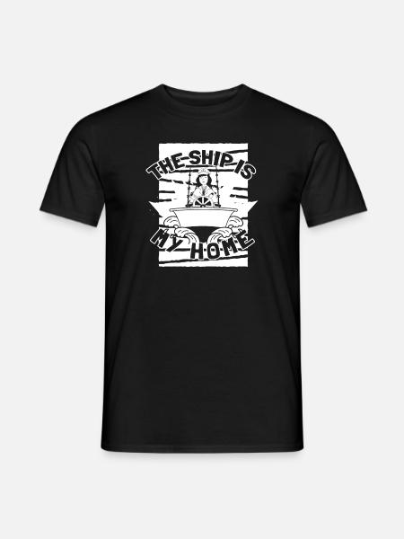 Sailing Sailboat - Men's T-Shirt - black
