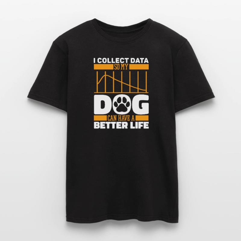 Data Science Data Analyst Dog Men's T-Shirt