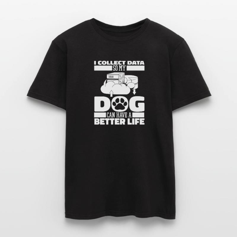 Data Science Data Analyst Dog Men's T-Shirt