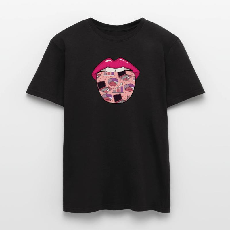 Data Science Data Analyst lips Men's T-Shirt