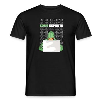 Entwickler Coder Programmierer Experte - Männer T-Shirt - Schwarz - Vorne - AI Model Male 178 light (178cm)