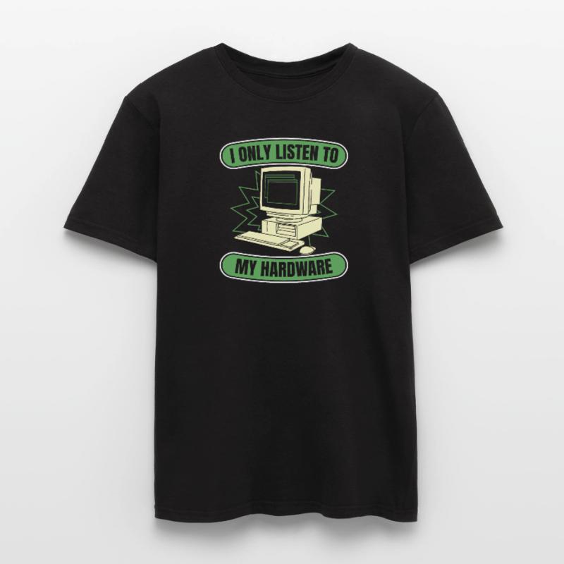 Entwickler Coder Programmierer Hardware Männer T-Shirt