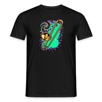 Spielmannszug Trombone Bunt - T-shirt homme - noir - Devant - AI Model Male 178 light (178cm)