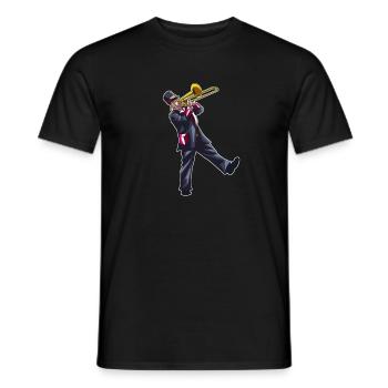 Spielmannszug Trombone Kerl - T-shirt homme - noir - Devant - AI Model Male 178 light (178cm)