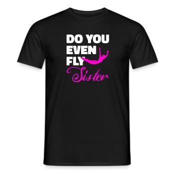 Sœur plongeuse plongeuse - T-shirt homme - noir - Devant - AI Model Male 178 light (178cm)