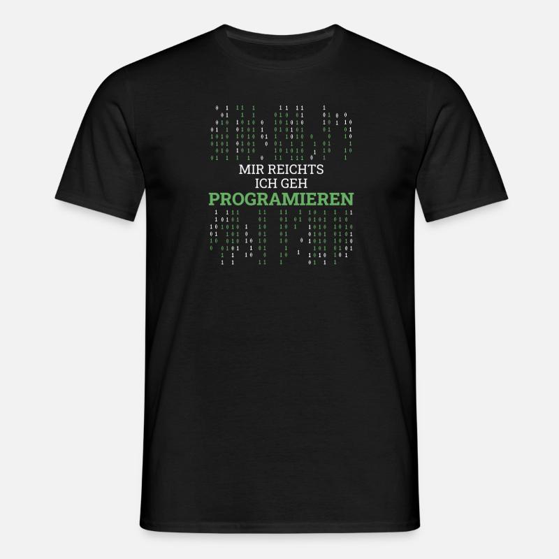 Entwickler Coder Programmierer Lustig - Männer T-Shirt - Schwarz