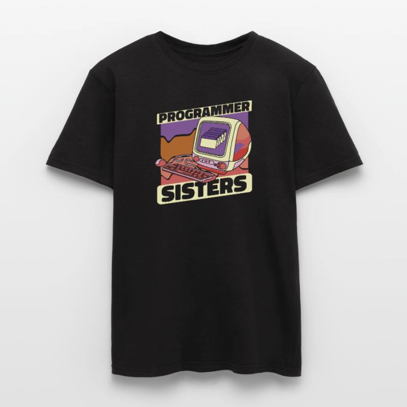Développeur Coder Programmeur Sœur T-shirt homme