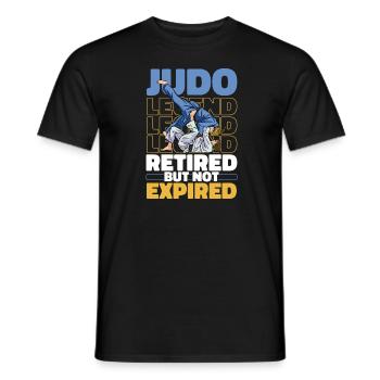 Judoka Pensioners - Men's T-Shirt - black - Front - AI Model Male 178 light (178cm)