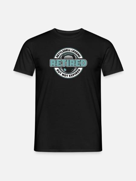Retired kettlebell - Men's T-Shirt - black