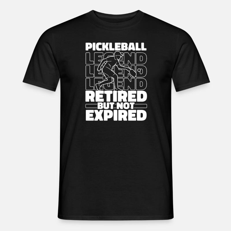 Retired pickleball - Men's T-Shirt - black