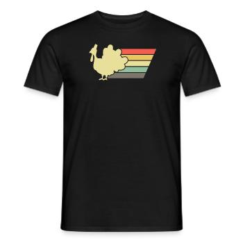 Action de grâce - T-shirt homme - noir - Devant - AI Model Male 178 light (178cm)