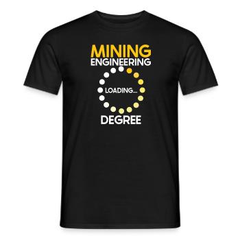 Ingénieur Witzig Ingénieur des mines - T-shirt homme - noir - Devant - AI Model Male 178 light (178cm)