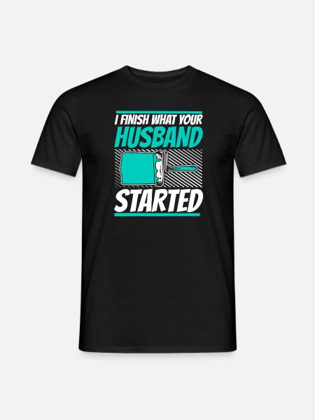 Painter Varnisher Funny - Men's T-Shirt - black