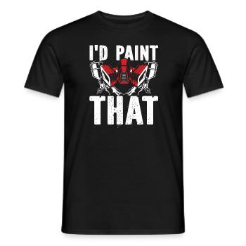 Maler Lackierer - Männer T-Shirt - Schwarz - Vorne - AI Model Male 178 light (178cm)