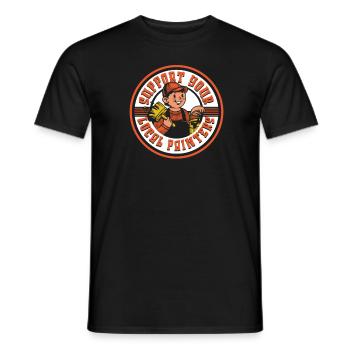Maler Lackierer Lokal - Männer T-Shirt - Schwarz - Vorne - AI Model Male 178 light (178cm)
