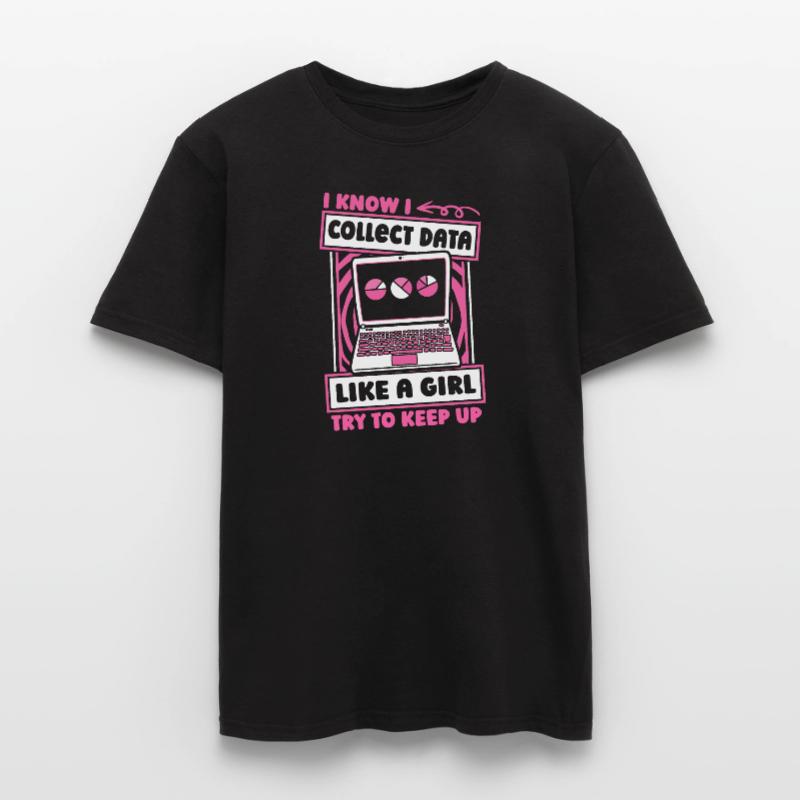 Data Science Data Analyst Mädchen Männer T-Shirt