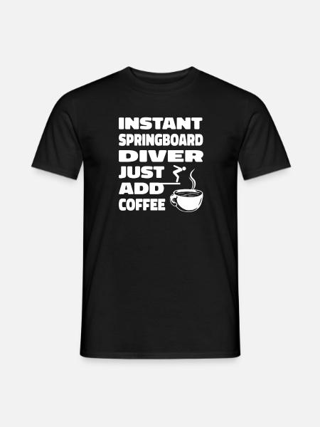 Diving Diver Café - T-shirt homme - noir