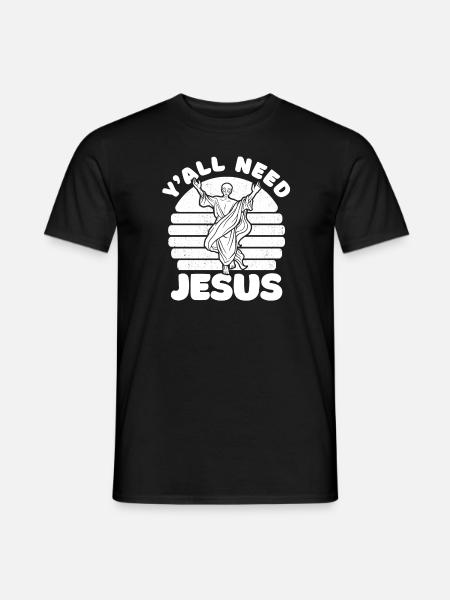 Christ Christianity Extraterrestrial - Men's T-Shirt - black