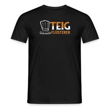 Backen Bäcker Bäckerei Lustig Bäckermeister - Männer T-Shirt - Schwarz - Vorne - AI Model Male 178 light (178cm)