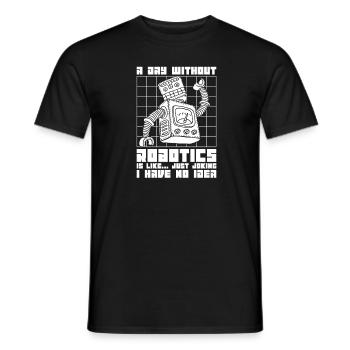 Robotique Ai Robot Drôle - T-shirt homme - noir - Devant - AI Model Male 178 light (178cm)